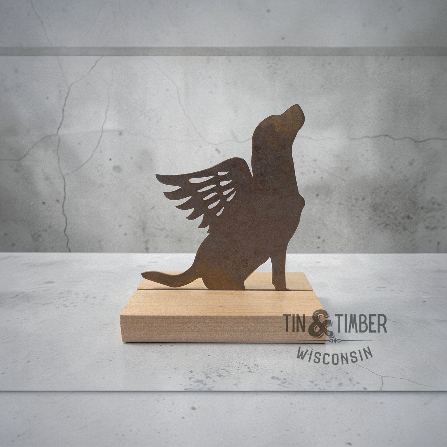 Labrador Dog with Angel Wings - Pet Memorial