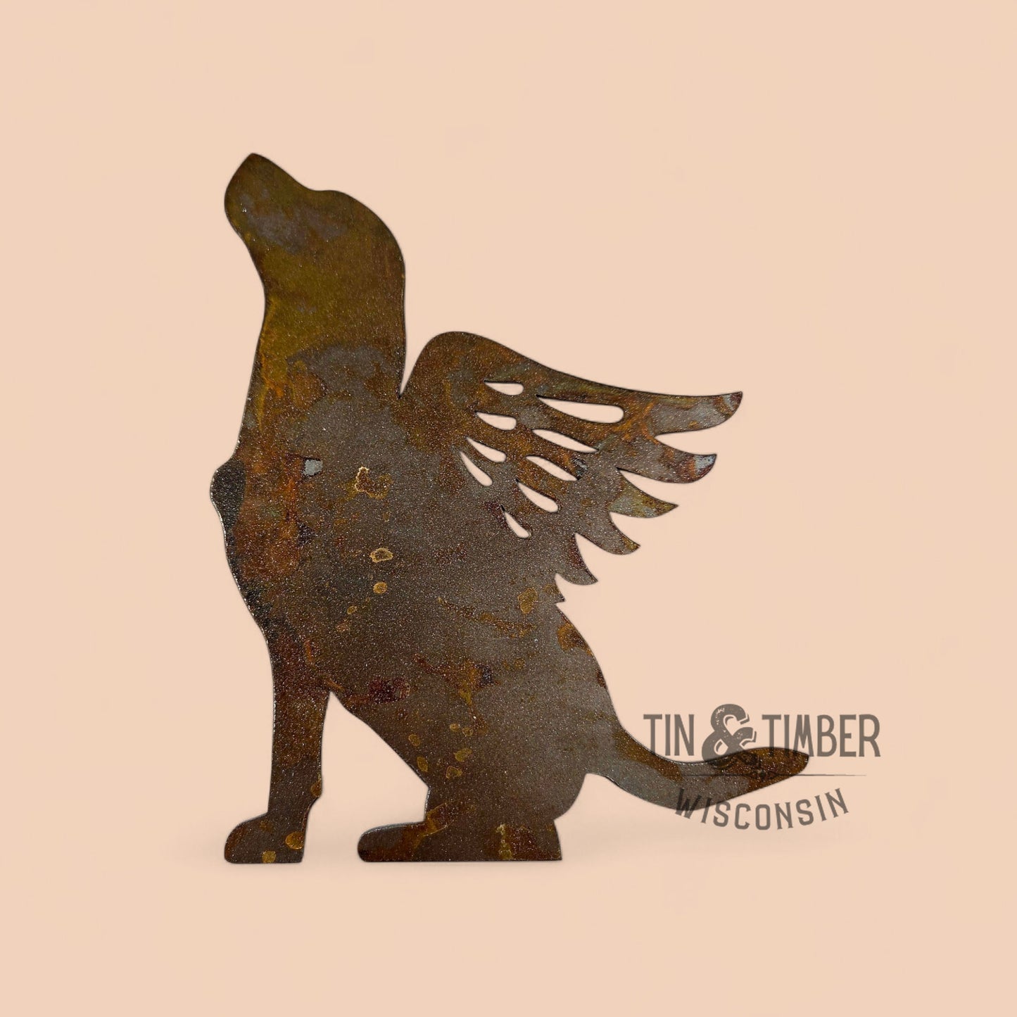 Labrador Dog with Angel Wings - Pet Memorial